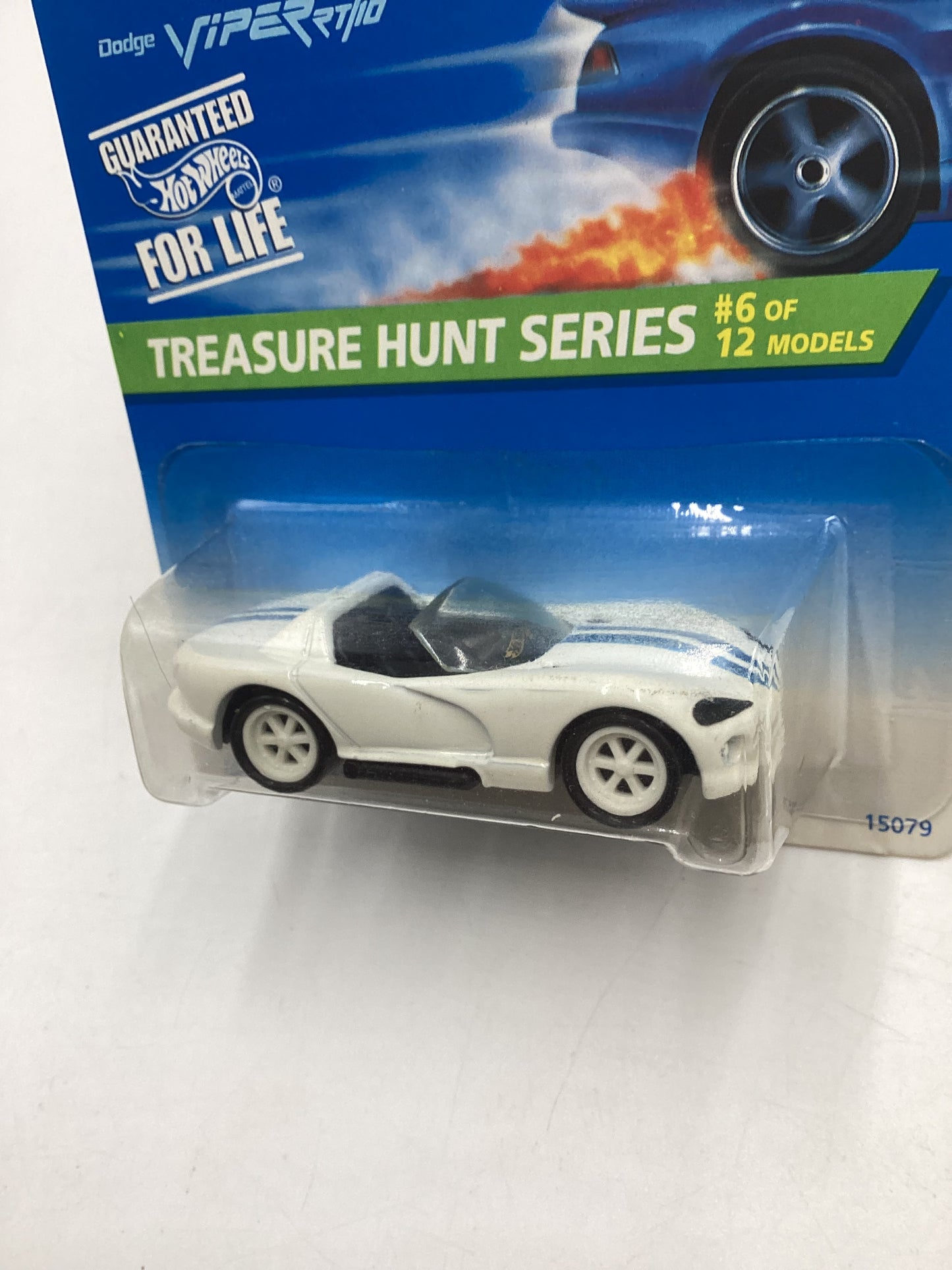 1996 Hot Wheels Treasure Hunt 6/12 Dodge Viper RT/10 White #433 273E