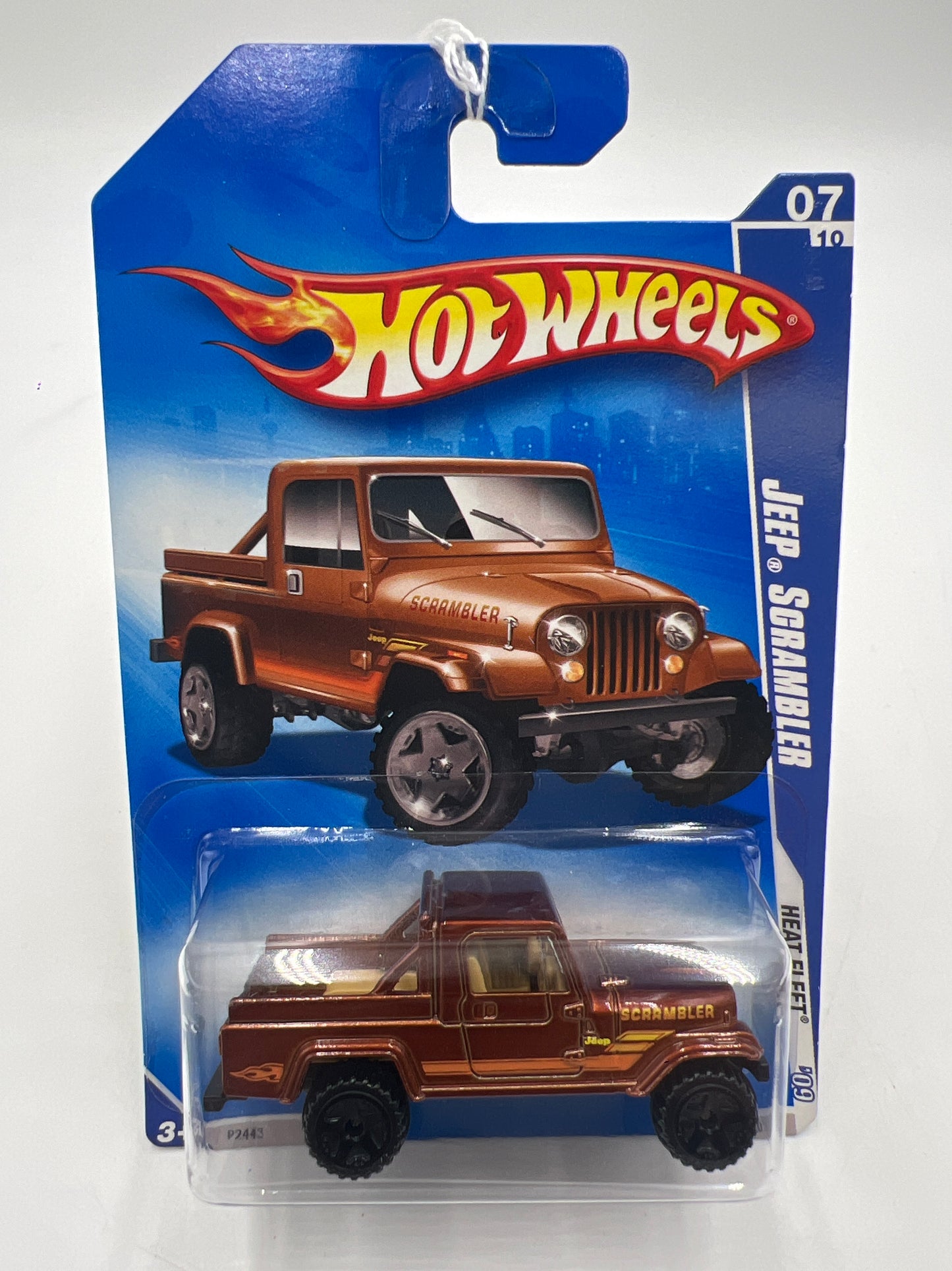 2009 Hot Wheels Heat Fleet #123 Jeep Scrambler Brown 45D