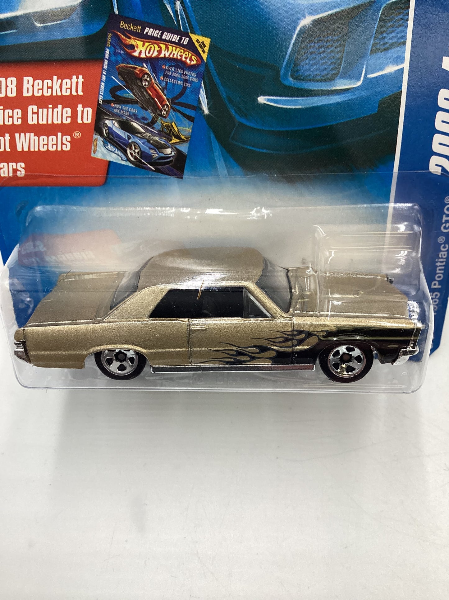 2008 Hot Wheels All Stars #70 1965 Pontiac GTO Gold Alt Art Card Kmart Exclusive 239B