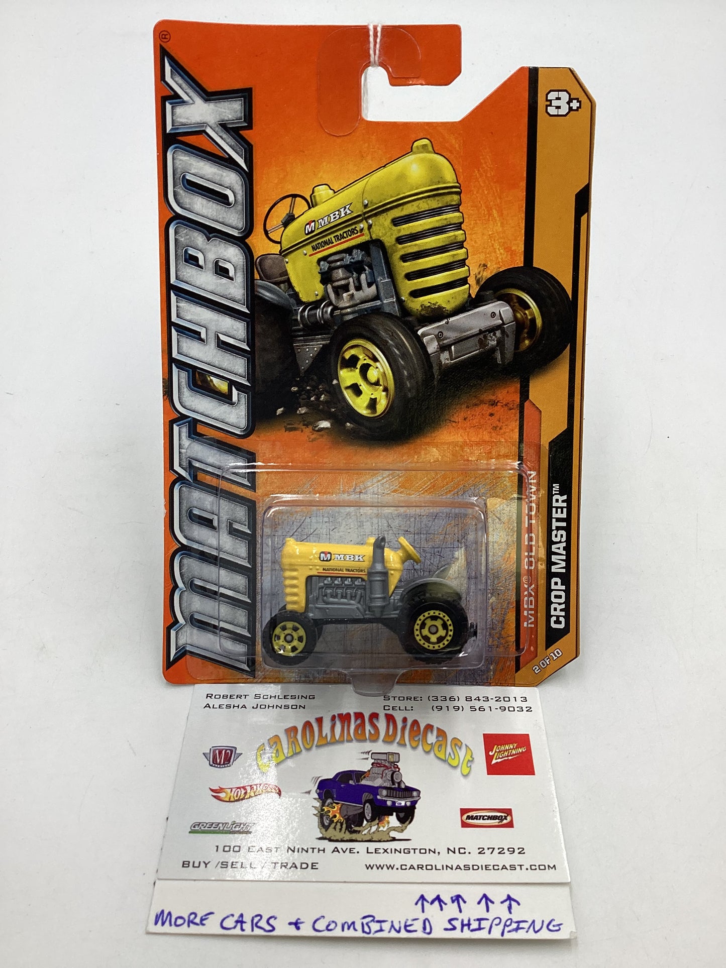 2012 Matchbox #2 MBX Old Town Crop Master 206H