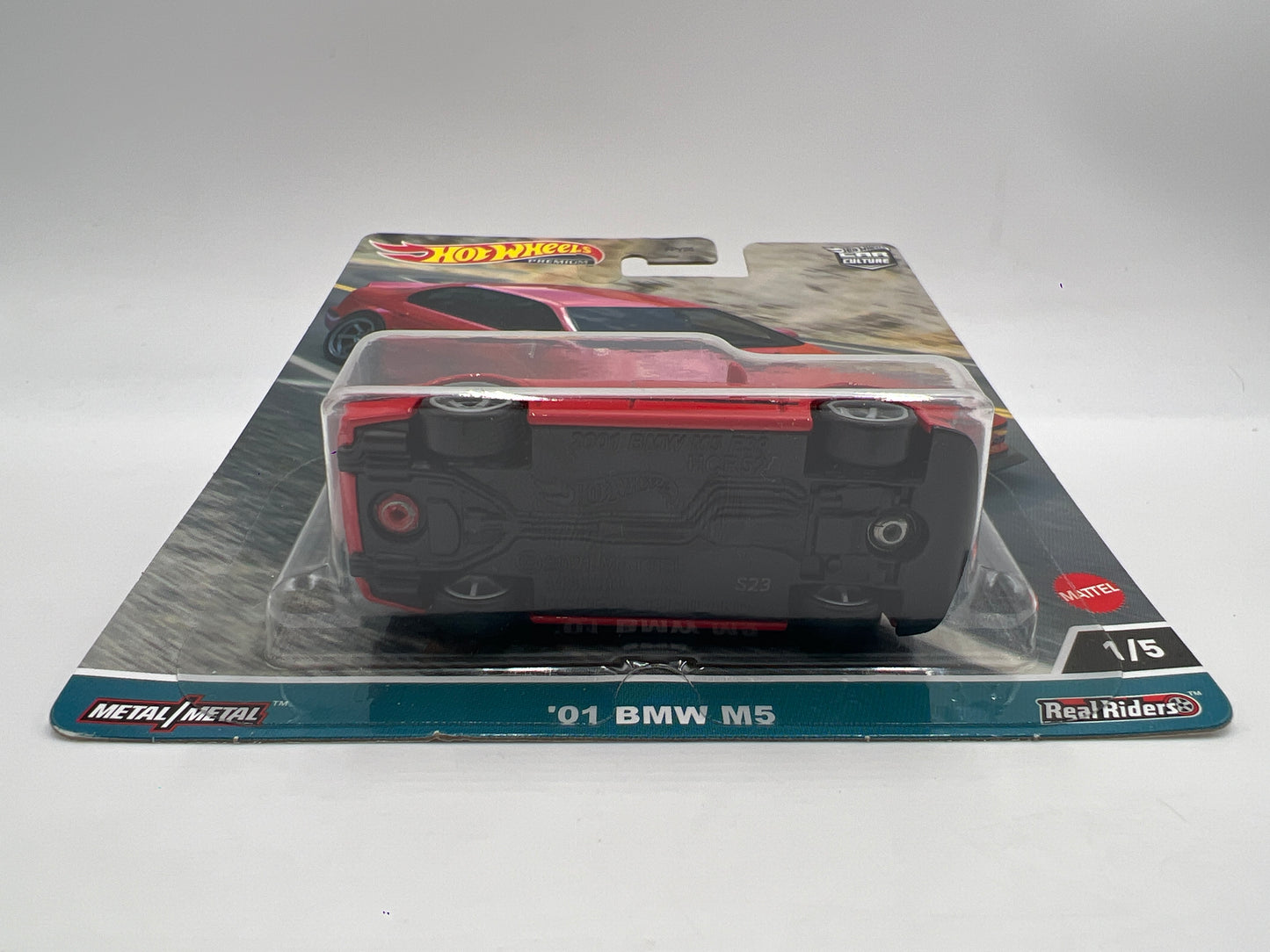 Hot Wheels Premium Canyon Warriors #1 01 BMW M5 Red Tampo Drop 257C