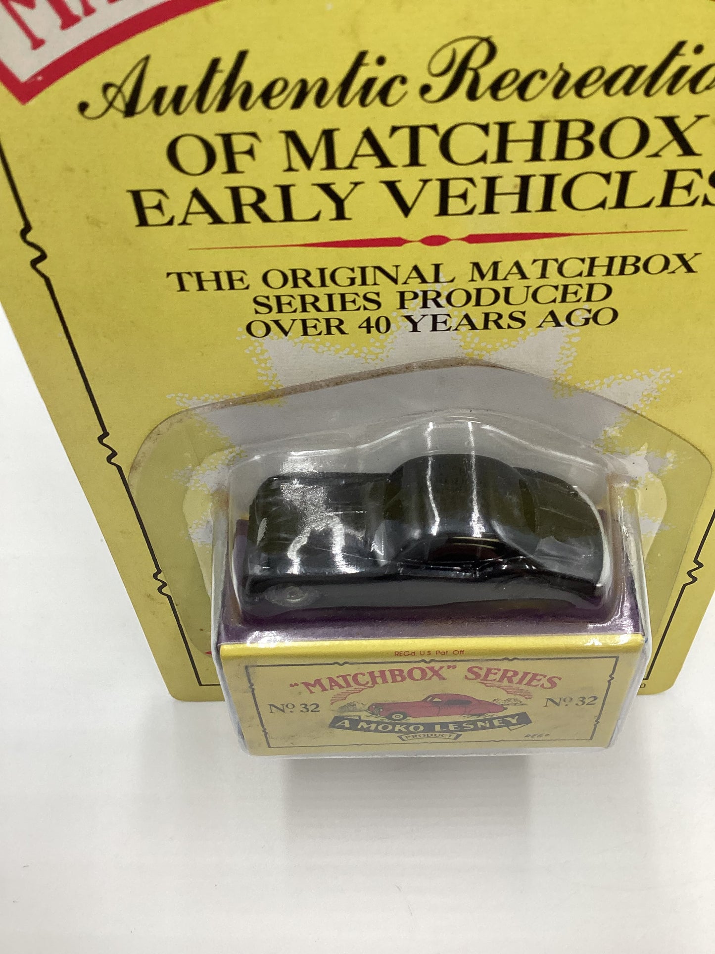 1992 Matchbox Originals No. 32 Jaguar XK 140 Black (SR)