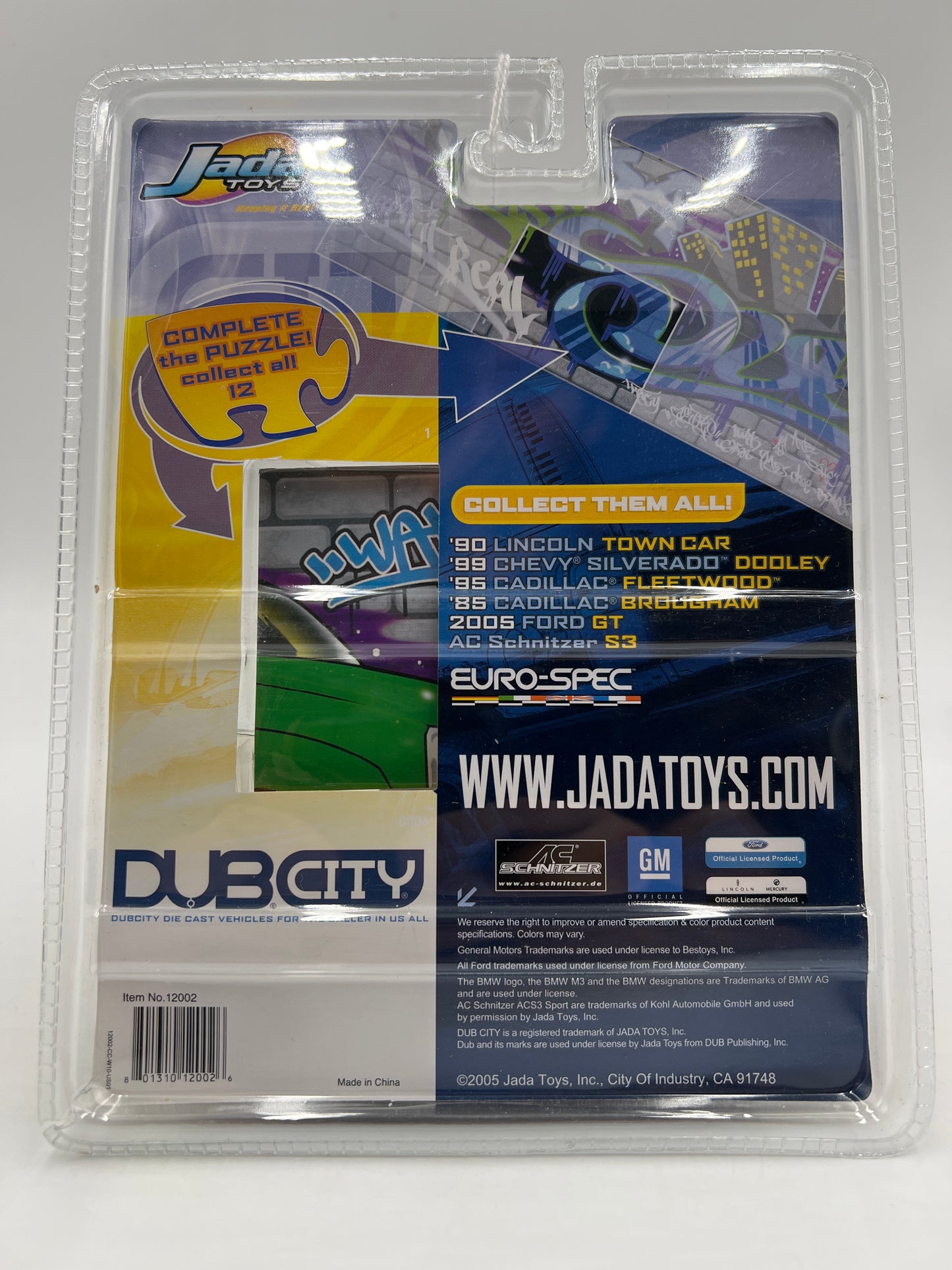 Jada Toys Dub City Special Edition Wave 10 #102 AC Schnitzer S3 BMW White