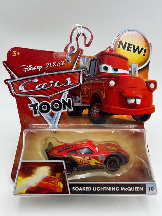 Disney Pixar Cars Toon #10 Soaked Lightning McQueen
