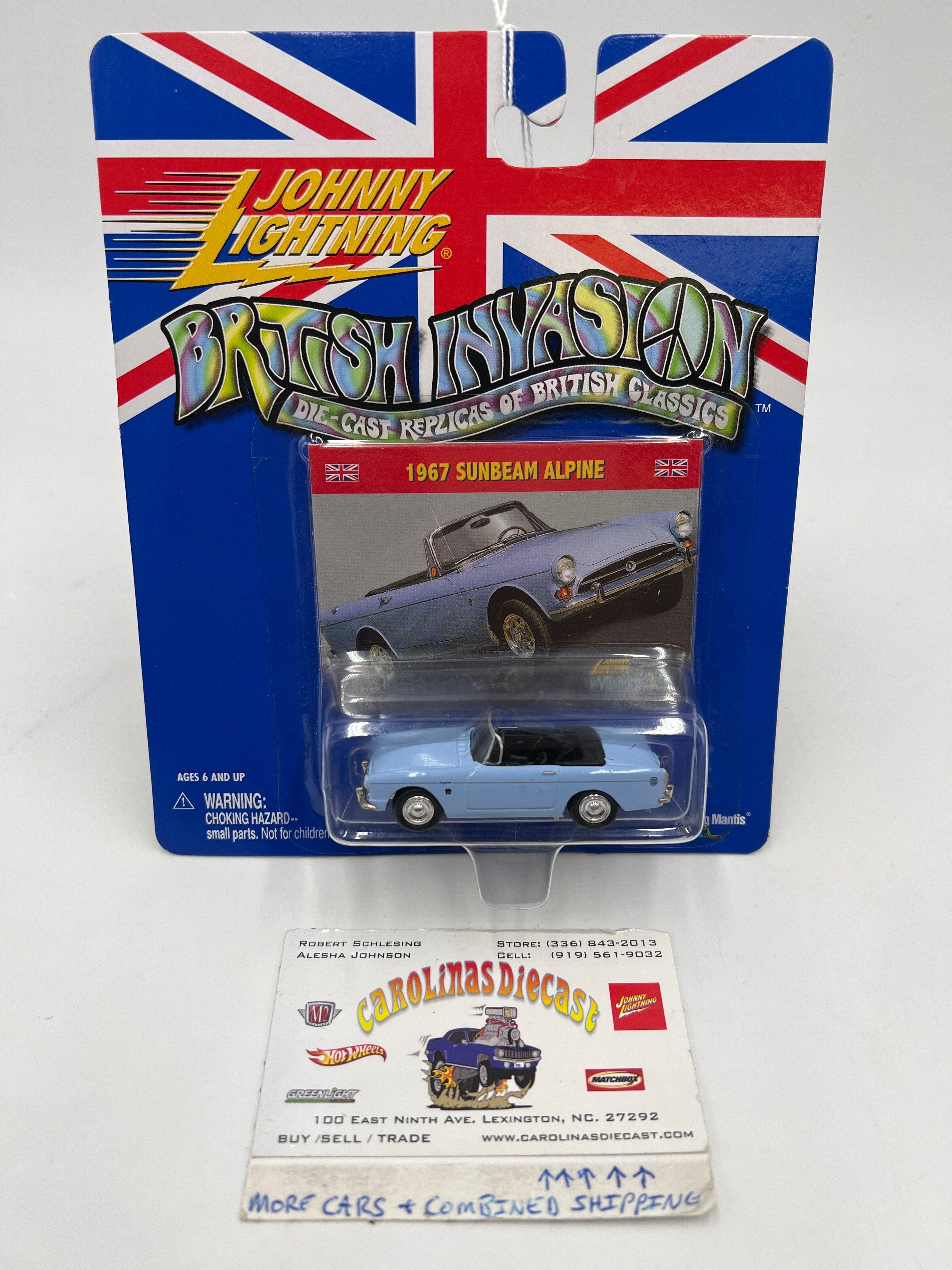おまとめ専用　アテナータ　Huntington Blue Lightning Johnny Lightning British Invasion 1967 Sunbeam Alpine Light Blue