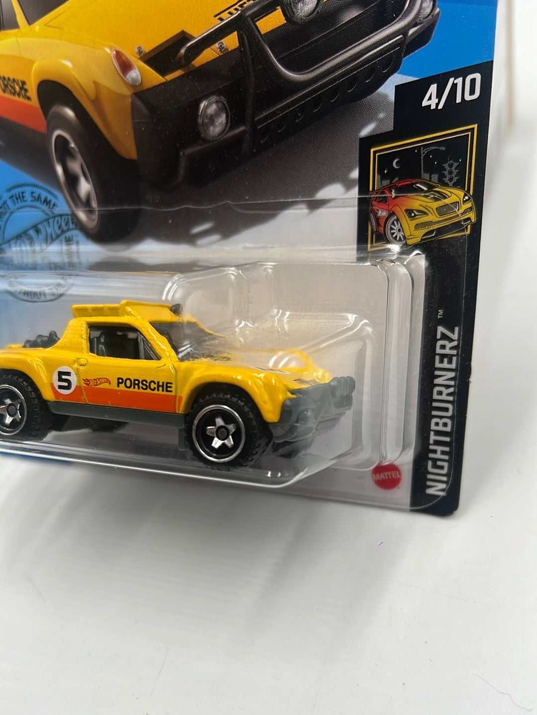 2020 hot wheels #242 Porsche 914 Safari yellow 101F