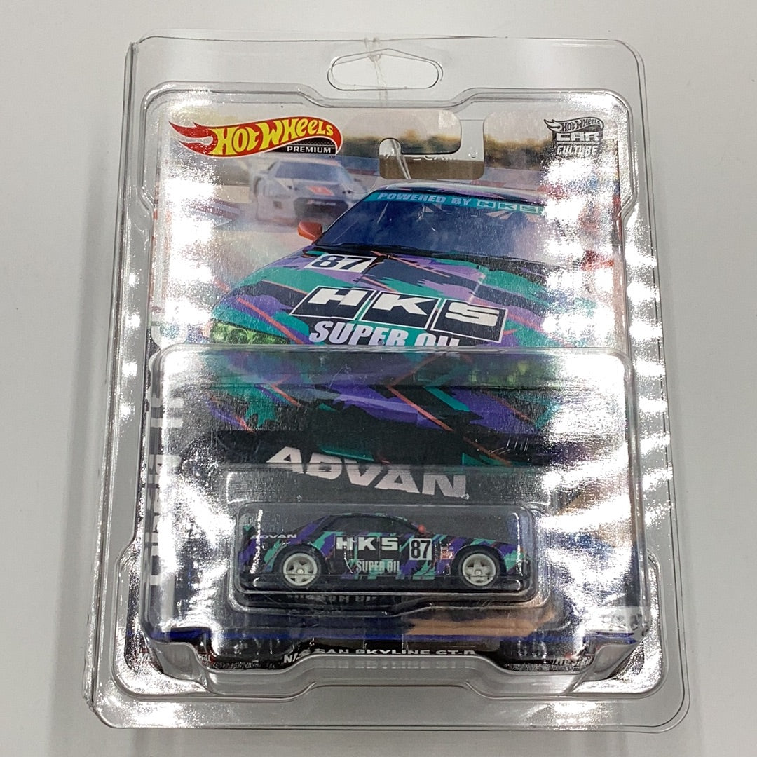 Hot wheels Car Culture Open Track #1 Nissan Skyline GT-R HKS with protector