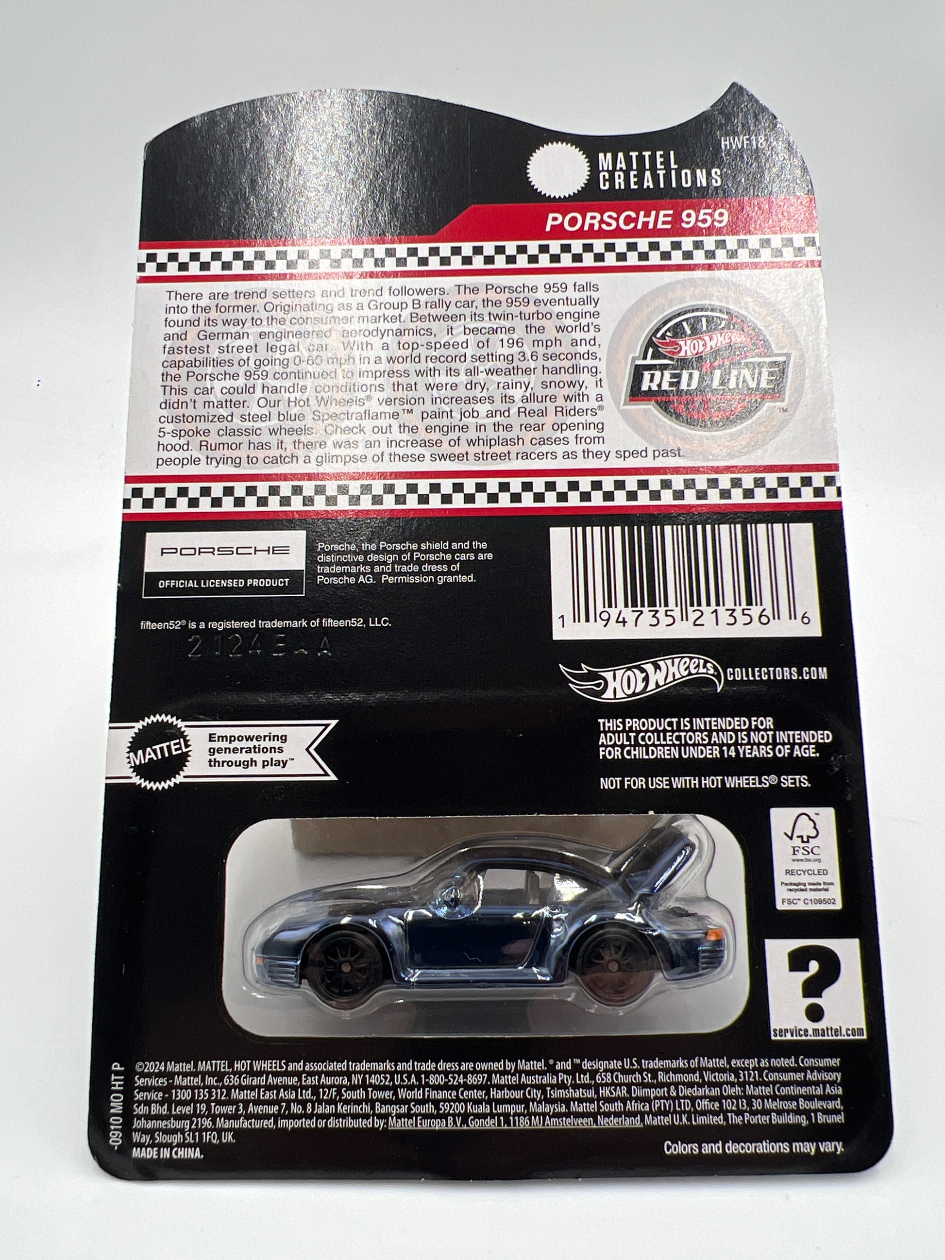DiecastSG64 Xe Mô Hình Hot Wheels RLC Exclusive Porsche 959 Blue Steel 2024 | Việt Nam DiecastSG64 Xe Mô Hình Hot Wheels RLC Exclusive Porsche 959 Blue Steel 2024 | Việt Nam