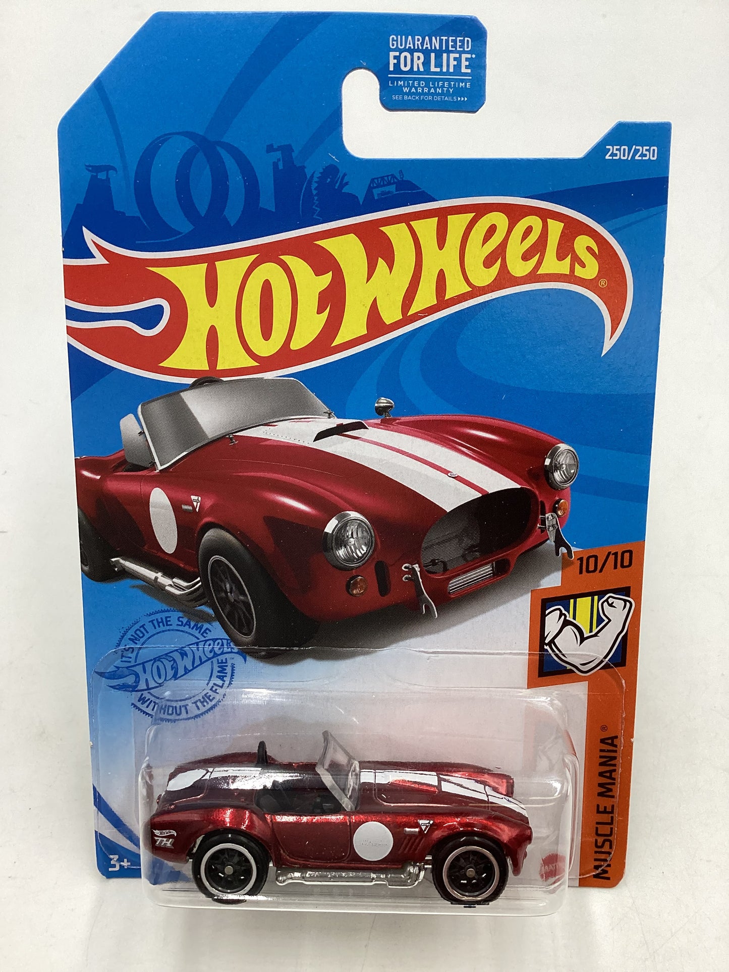 2021 Hot wheels Super treasure hunt Shelby Cobra 427 S/C Red W/Protector