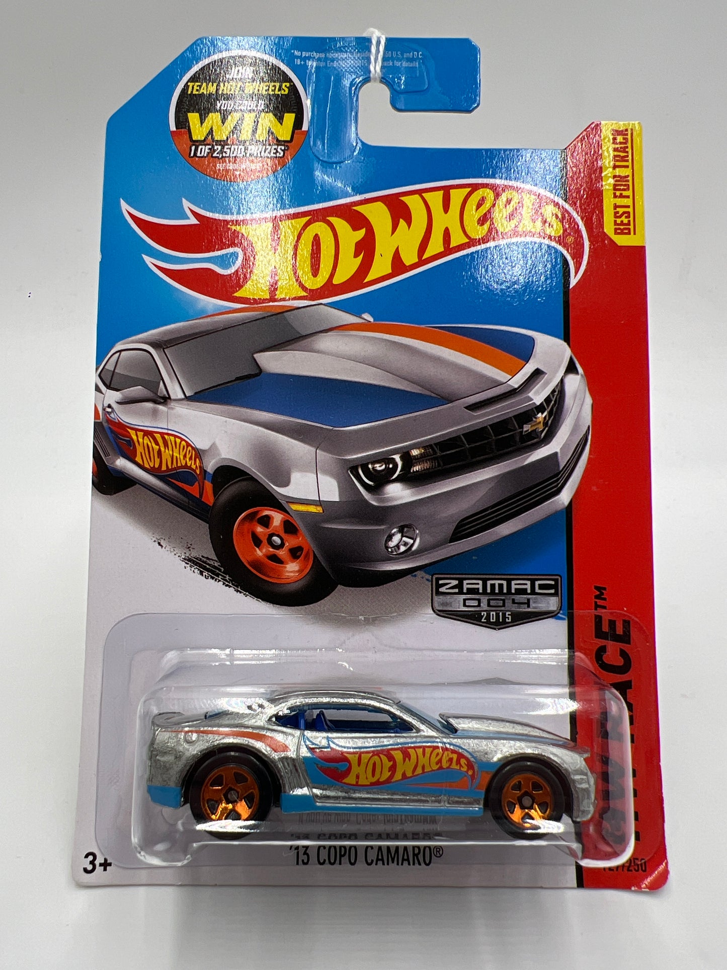 2015 Hot Wheels Walmart Exclusive Zamac 4 #127 13 Copo Camaro 147C