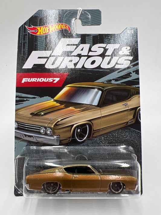 Hot Wheels Fast and Furious #5 69 Ford Torino Talladega 74C
