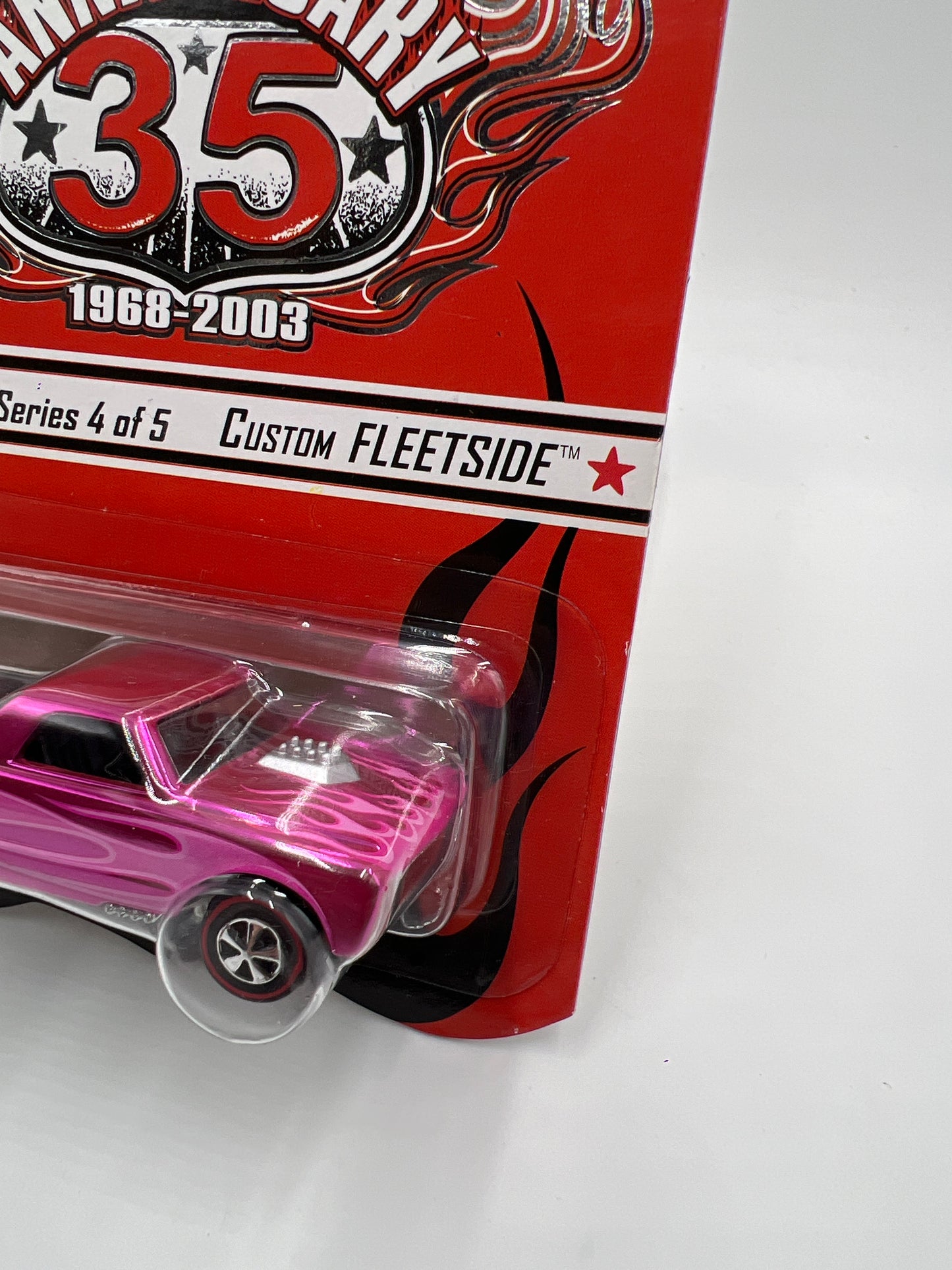 2003 Hot Wheels 17th Annual Collectors Convention #456/10000 Custom Fleetside Pink W/Protector