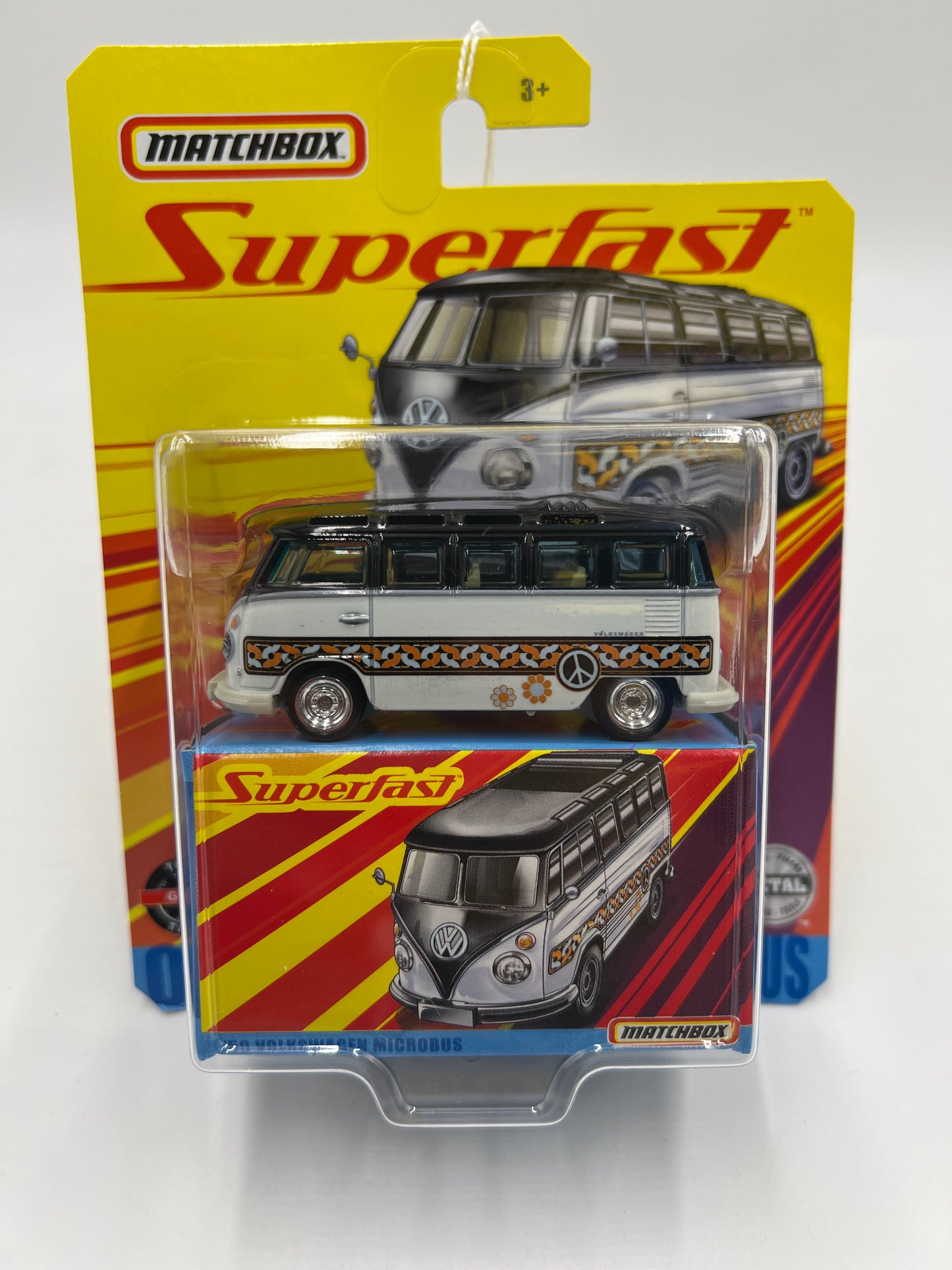 Matchbox Superfast #04 59 Volkswagen Microbus White/Black 169G