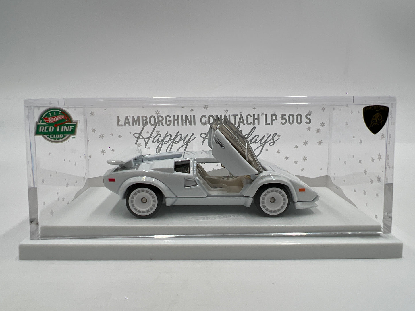 2025 Hot Wheels RLC Holiday Edition 1982 Lamborghini Countach LP 500 S White