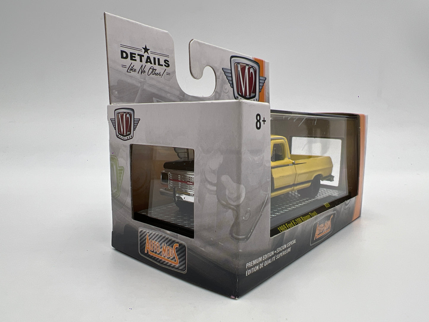 M2 Machines Auto Mods 1969 Ford F-100 Ranger Truck Yellow R59