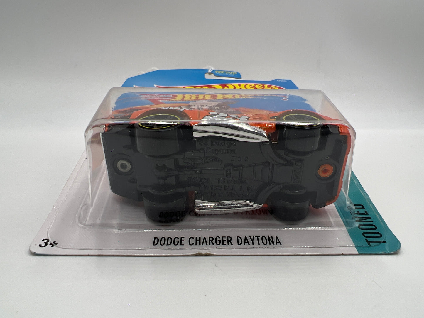 2017 Hot Wheels Tooned #6 Dodge Charger Daytona Orange 42C