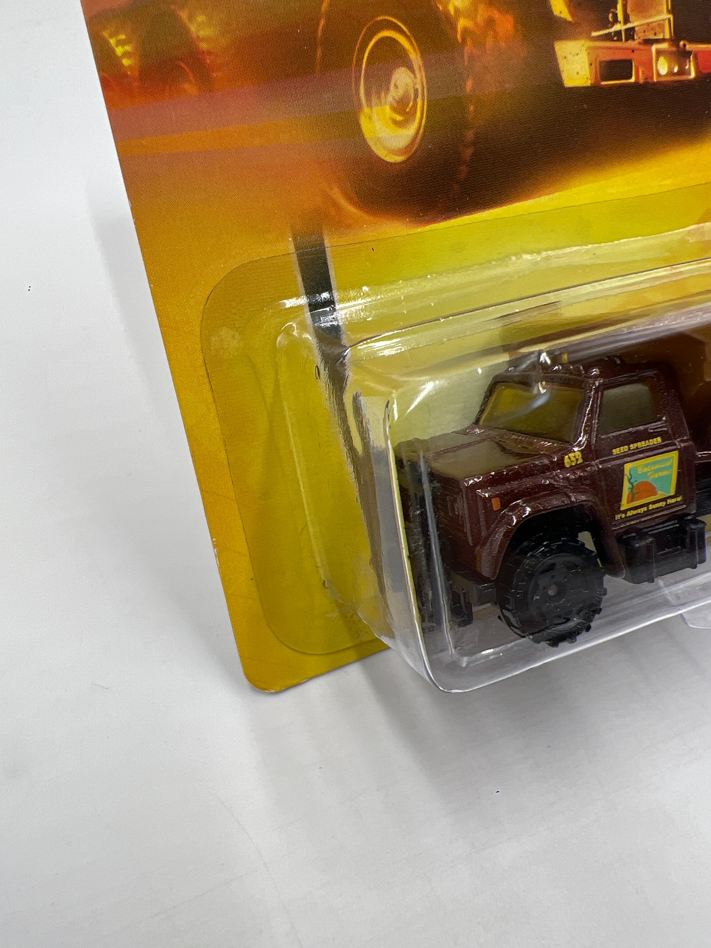 Matchbox Farm #69 Tractor Plow Brown Blister Not Perfect 217E