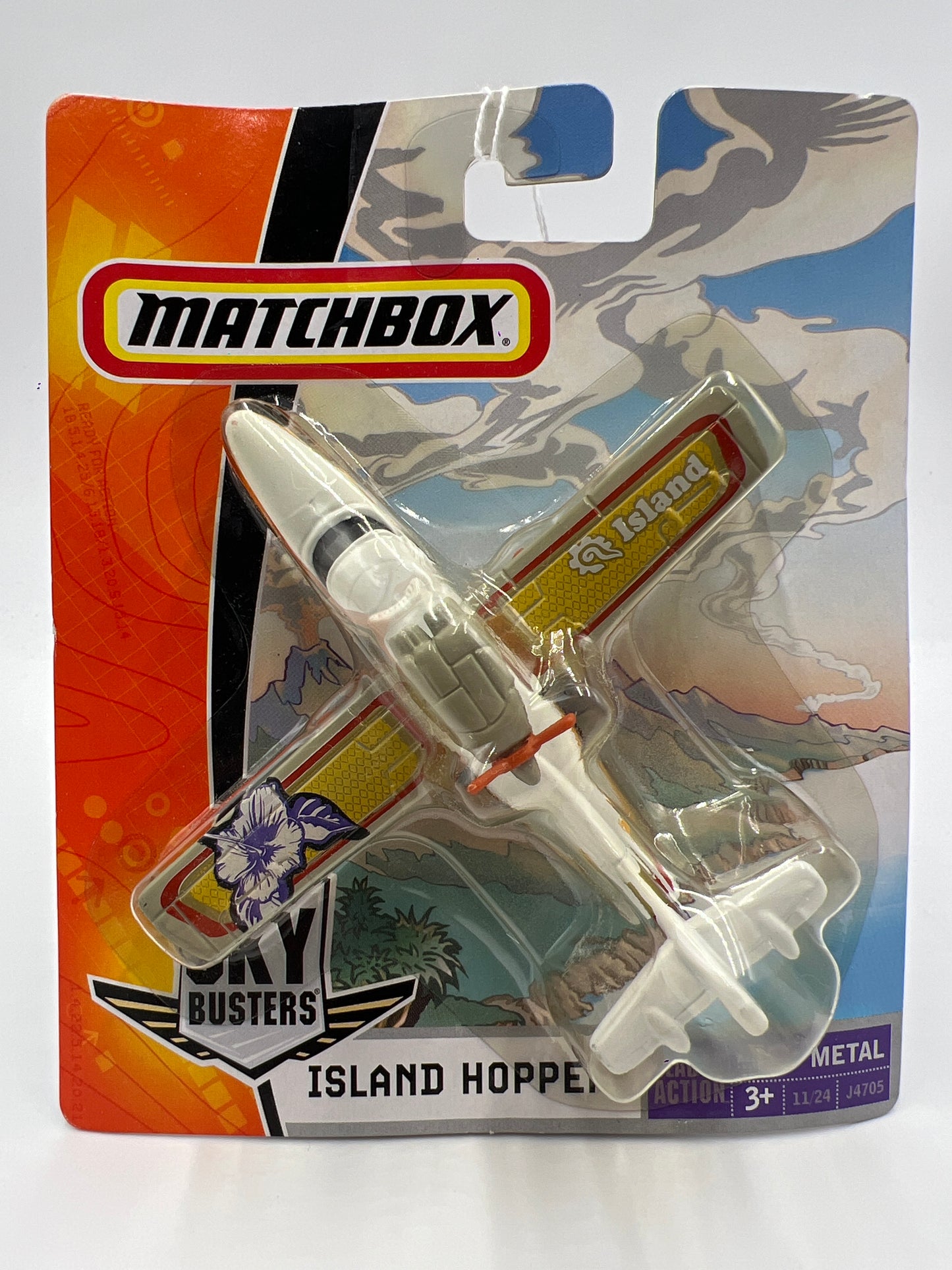 Matchbox Sky Busters Search Plane Island Hopper White PP5