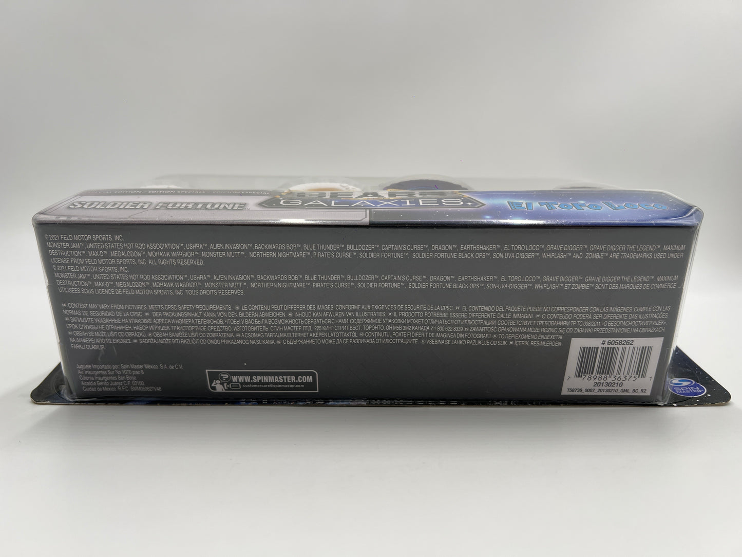 Monster Jam Gears And Galaxies Walmart Exclusive Special Edition Soldier Fortune & El Toro Loco VHTF