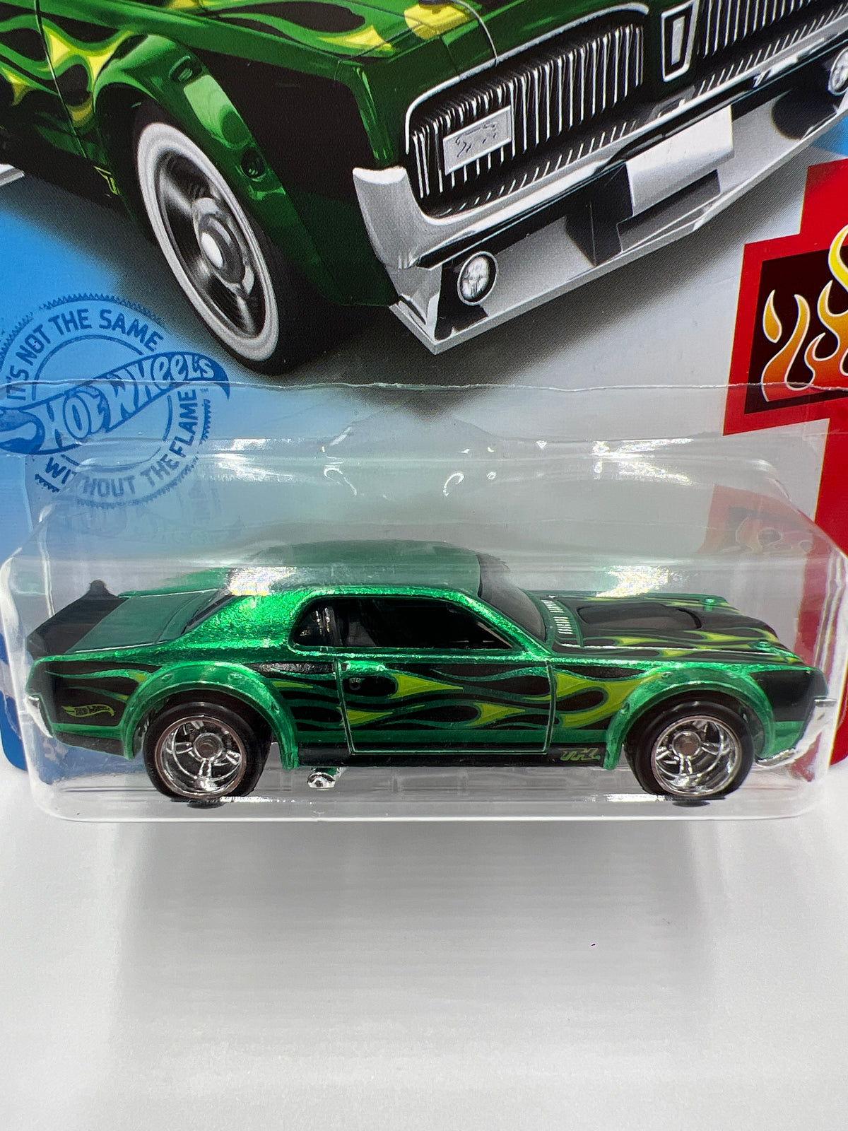 2021 Hot Wheels Super Treasure Hunt #207 68 Mercury Cougar Green W/Protector