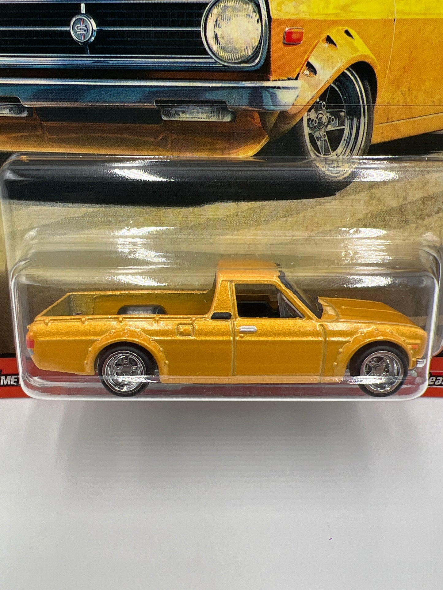 Hot Wheels Premium Japan Historics #4 75 Datsun Sunny Truck B120 Yellow 245B