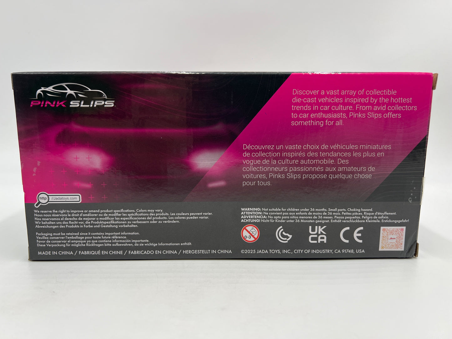 Jada Pink Slips 1/24 Chase Ghostbusters Ecto-1 Pink