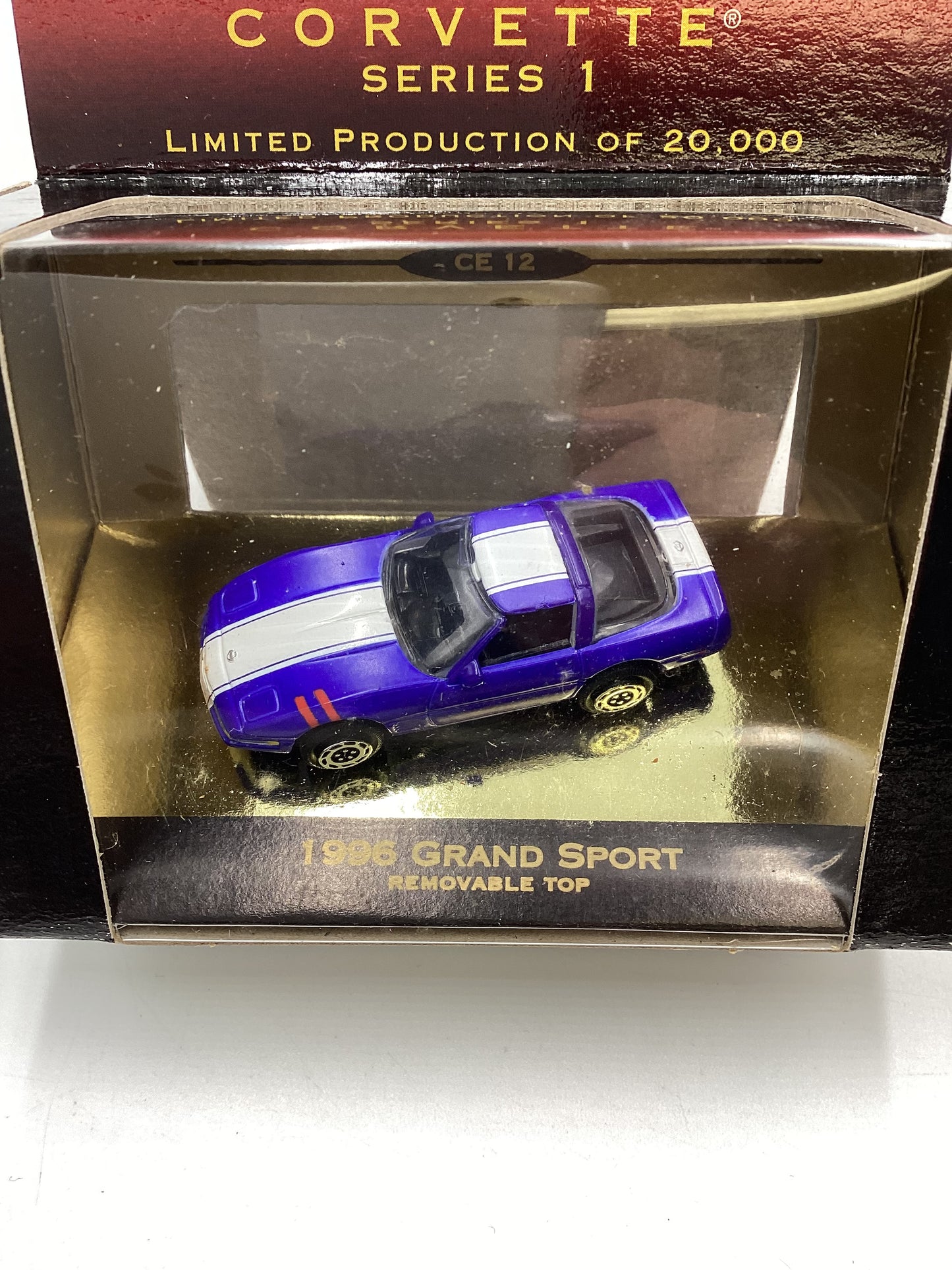 Micro Machines Collectors Edition Corvette Series 1 1996 Grand Sport Blue 1/20000 74E