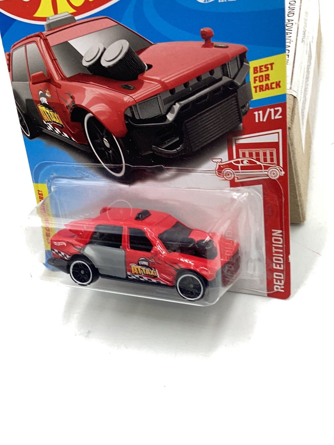 2018 Hot wheels Red edition Time Attaxi 151H