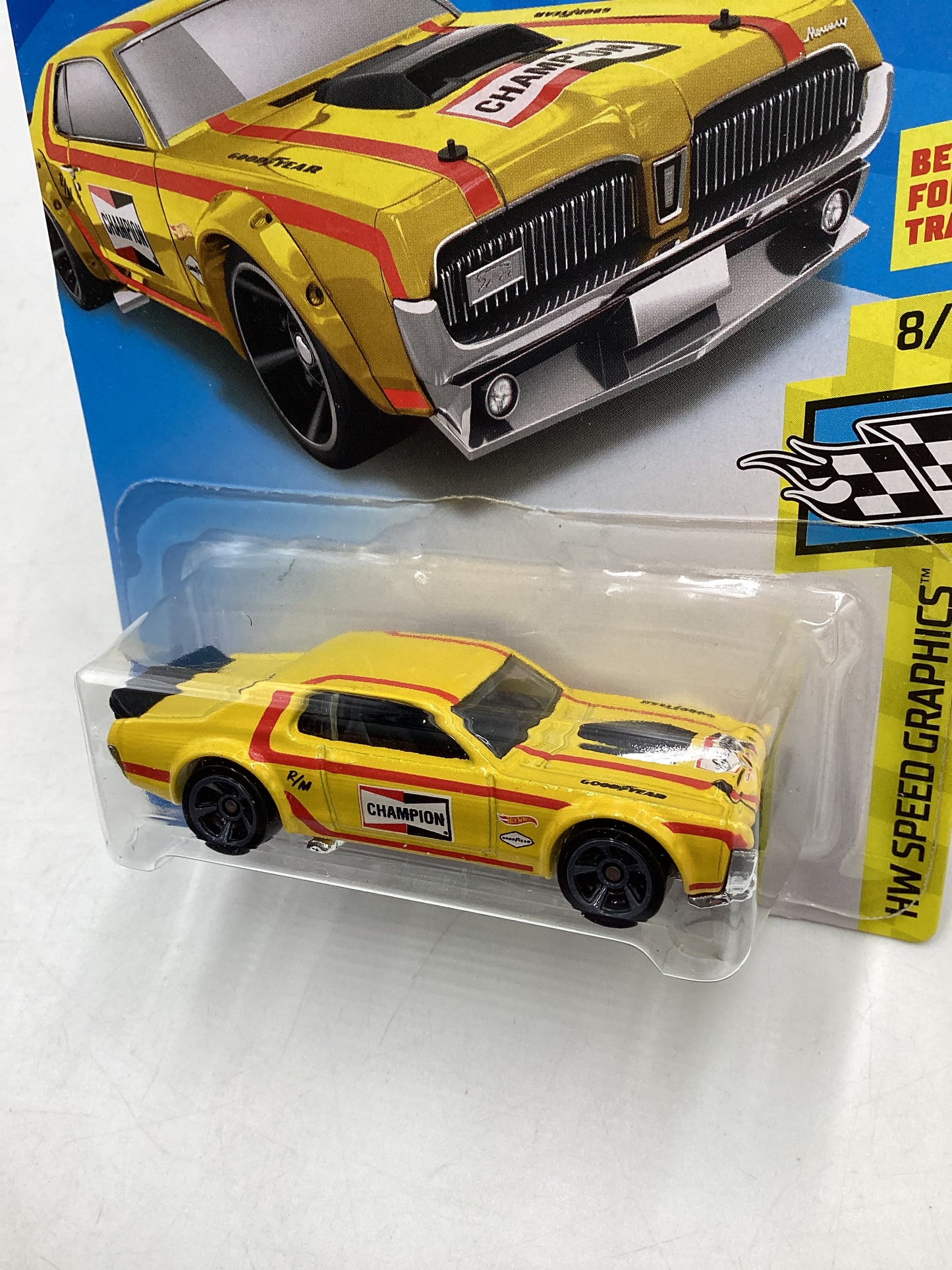 2018 Hot Wheels 68 Mercury Cougar Kmart Exclusive Yellow 238B