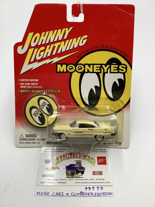 Johnny Lightning Mooneyes 1958 Plymouth Fury Yellow 232A