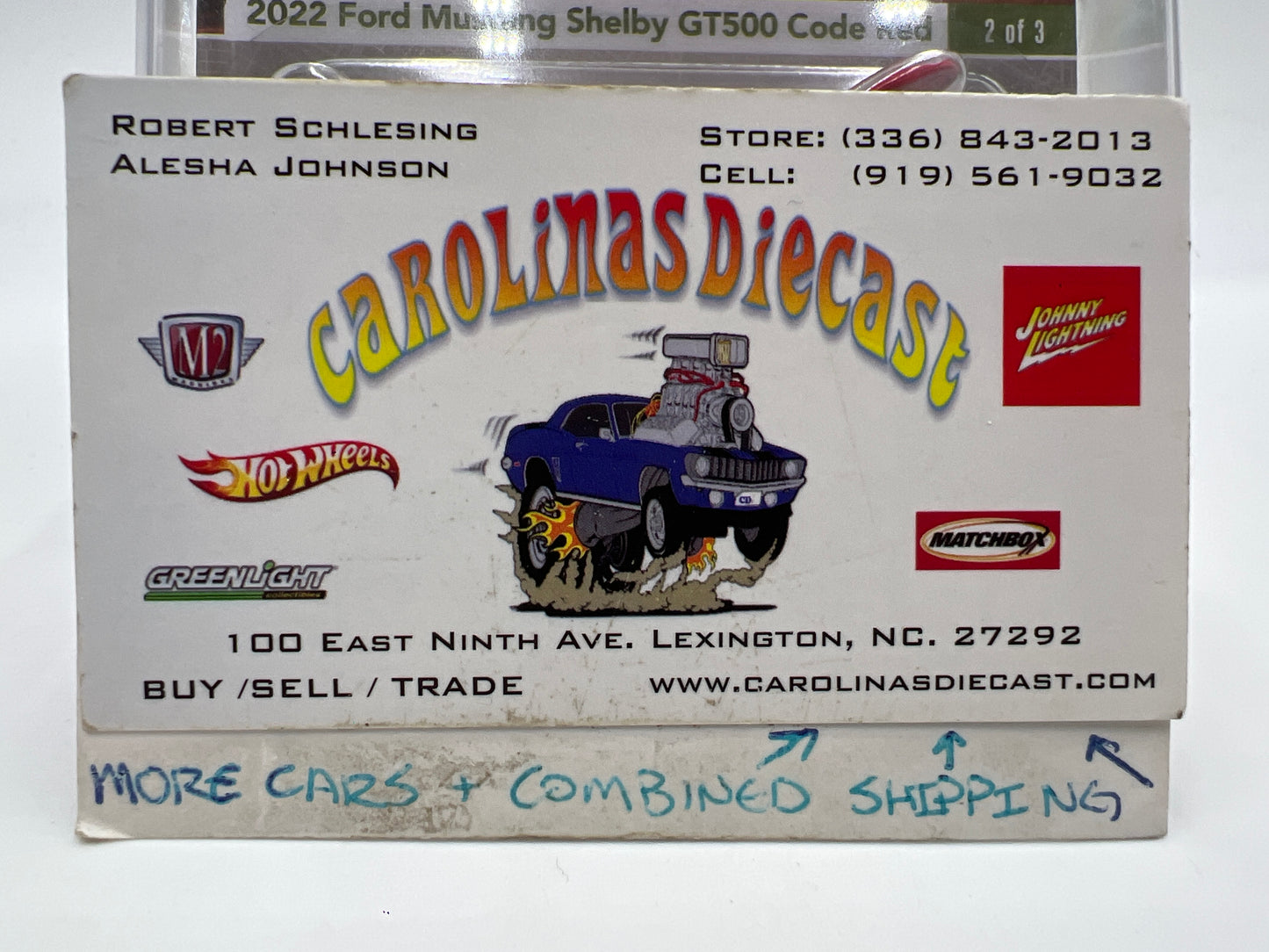 2025 Hot Wheels 39th Annual Collectors Convention LA #2406/6200 2022 Ford Mustang Shelby GT500 Code Red W/Protector