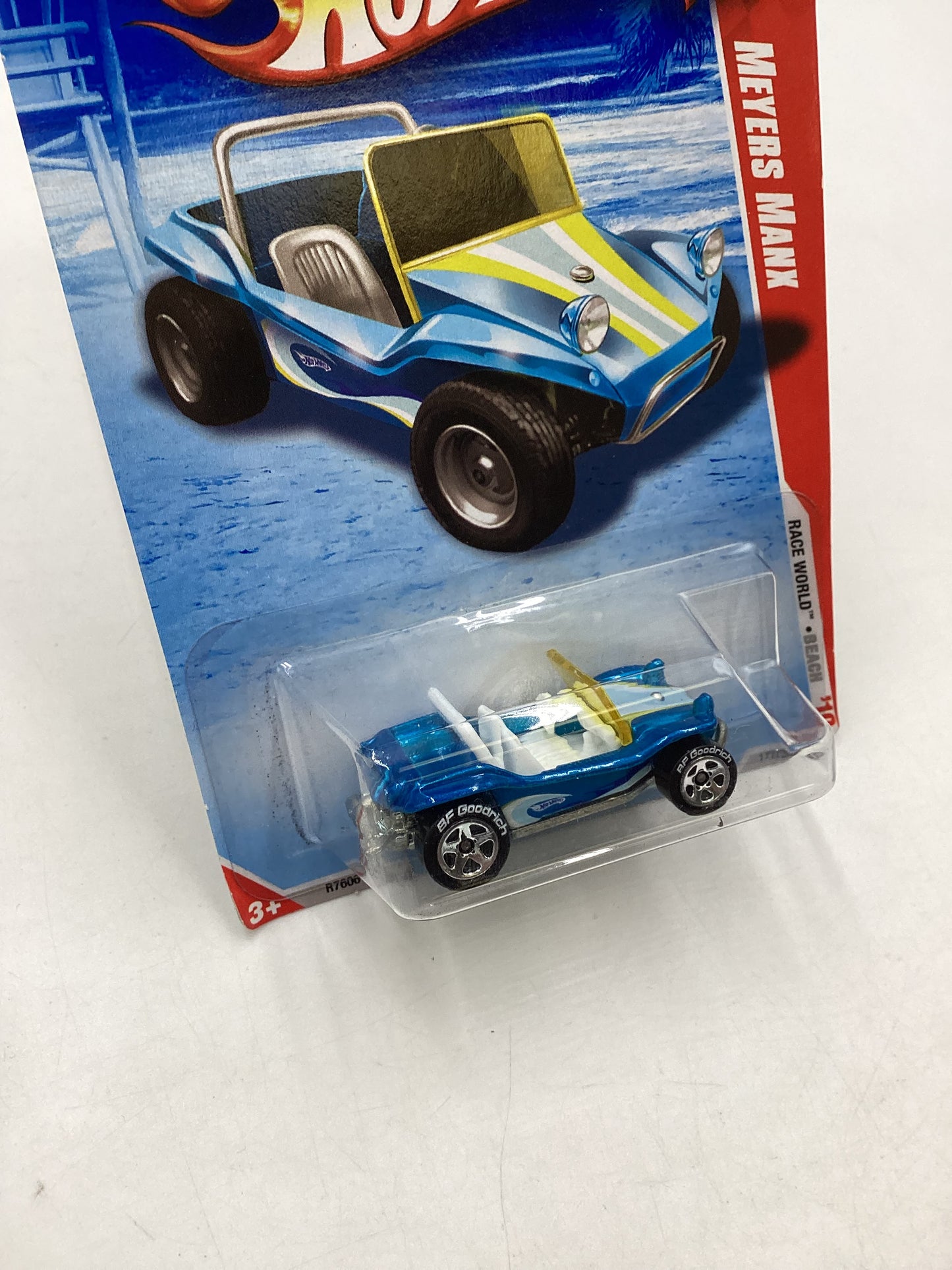 2010 Hot Wheels #177 Walmart Exclusive Blue Meyers Manx 235D