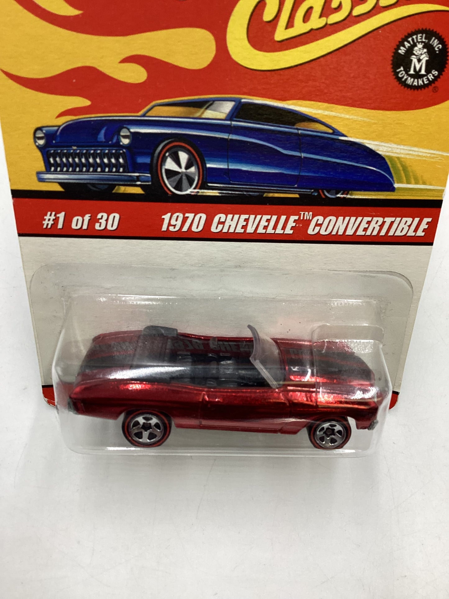 Hot Wheels Classics Series 2 #1 1970 Chevelle Convertible Red SR