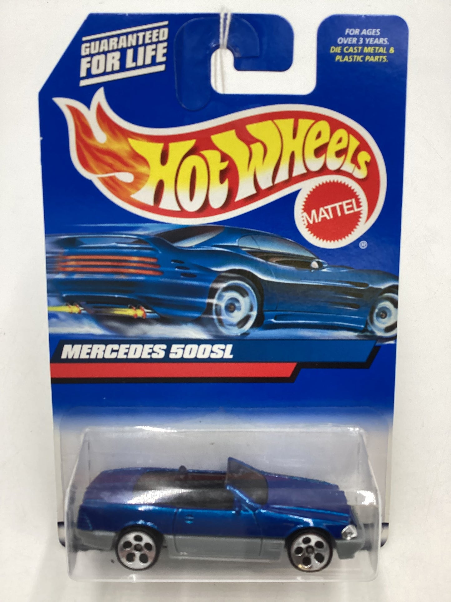 2000 Hot Wheels #134 Blue Mercedes 500 SL 92E