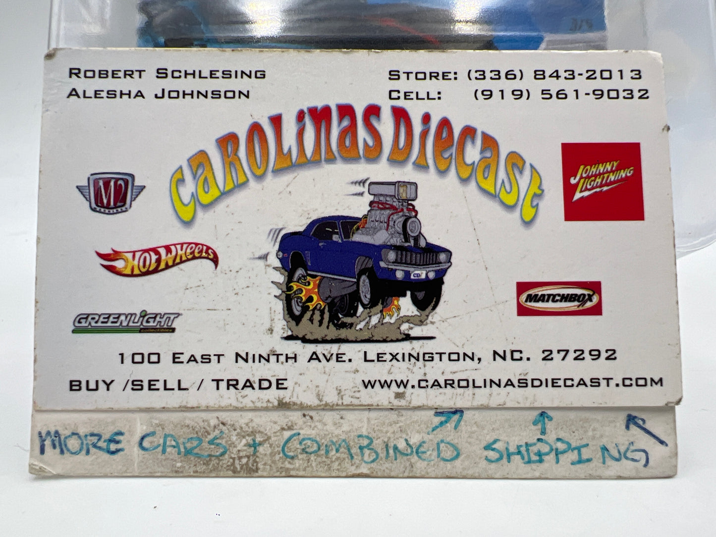 2026 Hot Wheels Short Card Super Treasure Hunt #43 Ford Mustang GTD Blue W/Protector