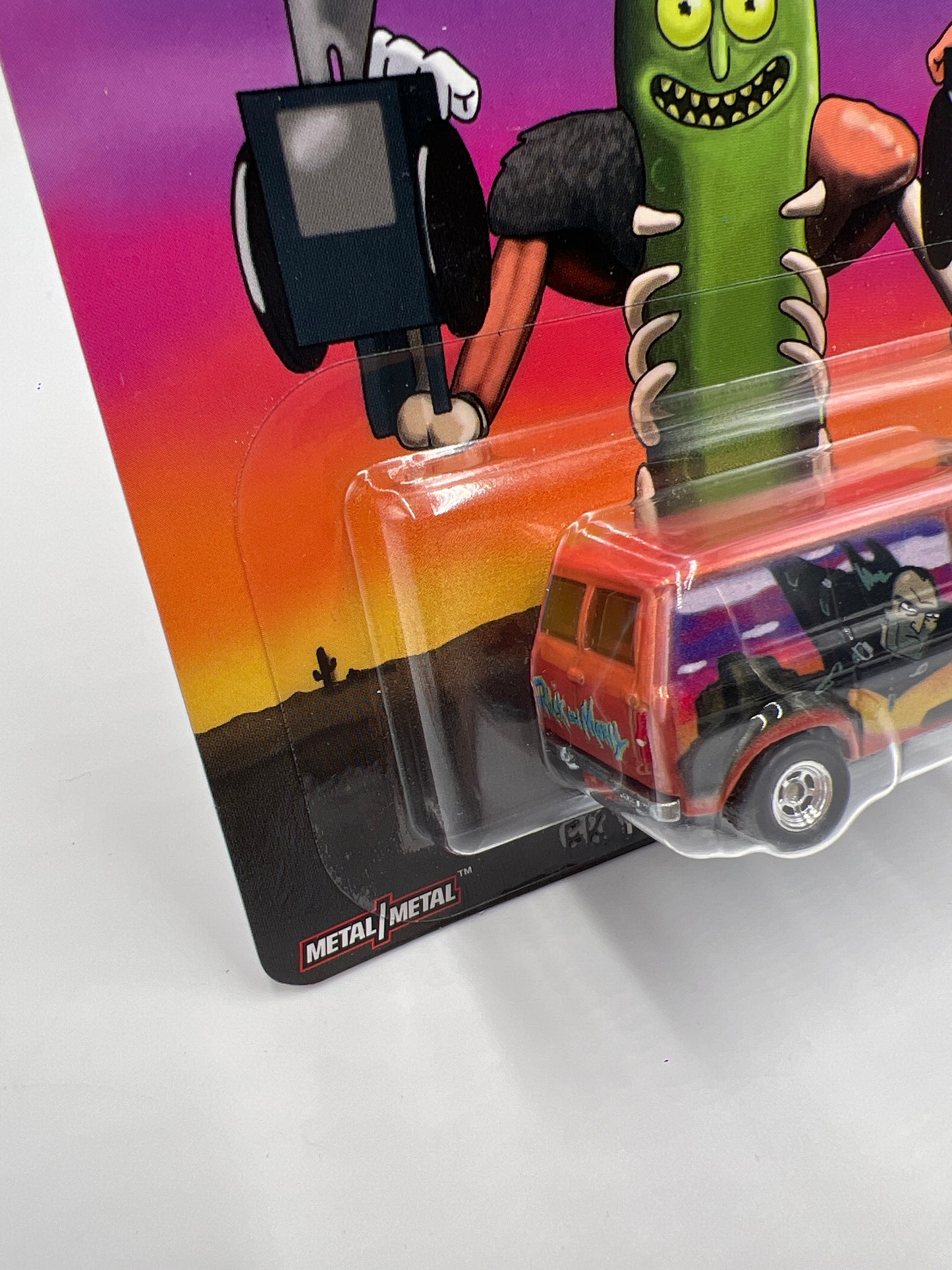 Hot Wheels Pop Culture Premium Rick And Morty #2 Ford Transit Super Van Orange 270F