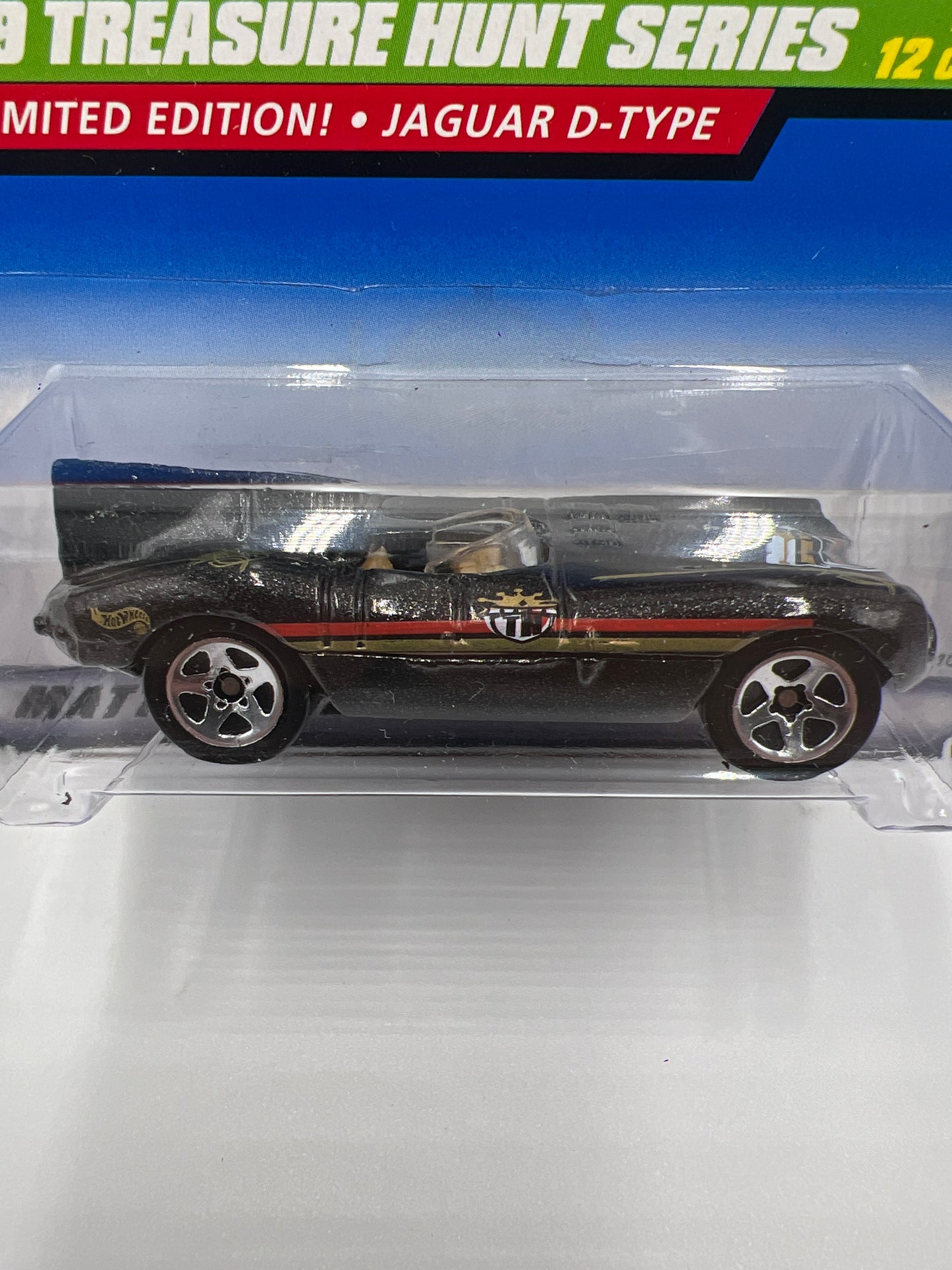 1999 Hot Wheels Treasure Hunt #936 Jaguar D-Type Black 274E