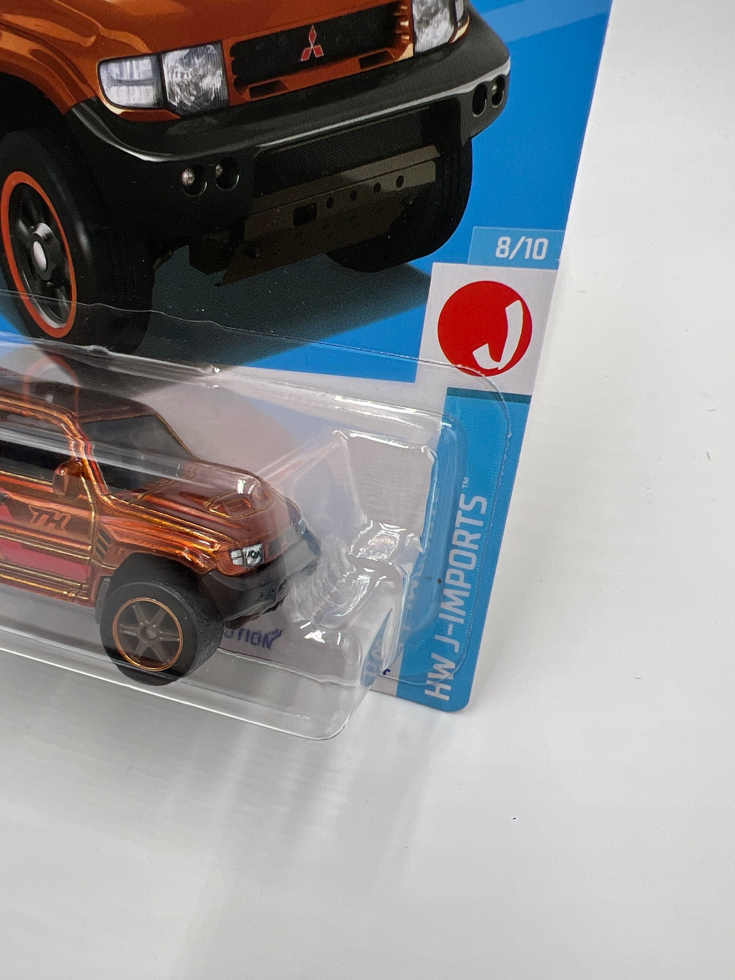 2024 Hot Wheels Super Treasure Hunt #169 Mitsubishi Pajero Evolution Orange W/Protector