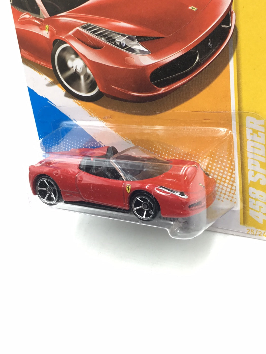 2012 Hot wheels #25 458 Spider OO3