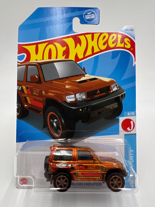 2024 Hot Wheels Super Treasure Hunt #169 Mitsubishi Pajero Evolution Orange W/Protector