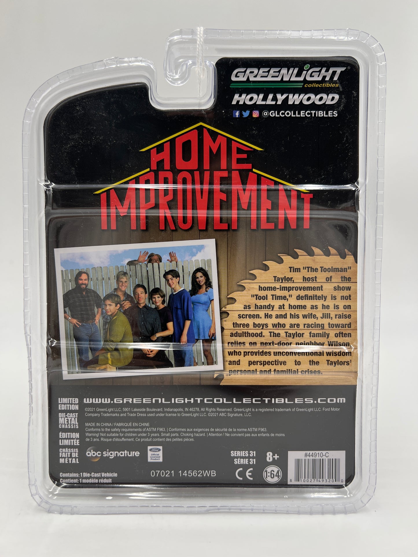 Greenlight Hollywood Series 31 Home Improvement CHASE 1991 Ford Mustang GT