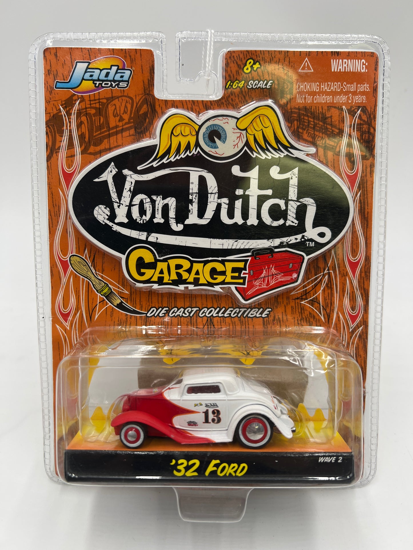 Jada Toys Von Dutch Garage 32 Ford White/Red 215G