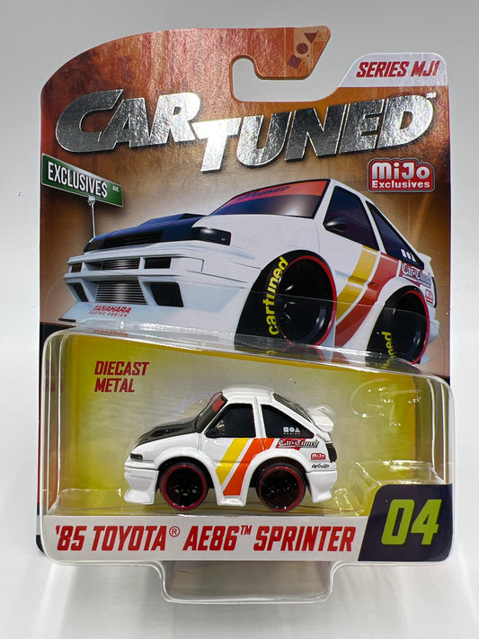 MGA Car Tuned MiJo Exclusives Series MJ1 #4 85 Toyota AE86 Sprinter White