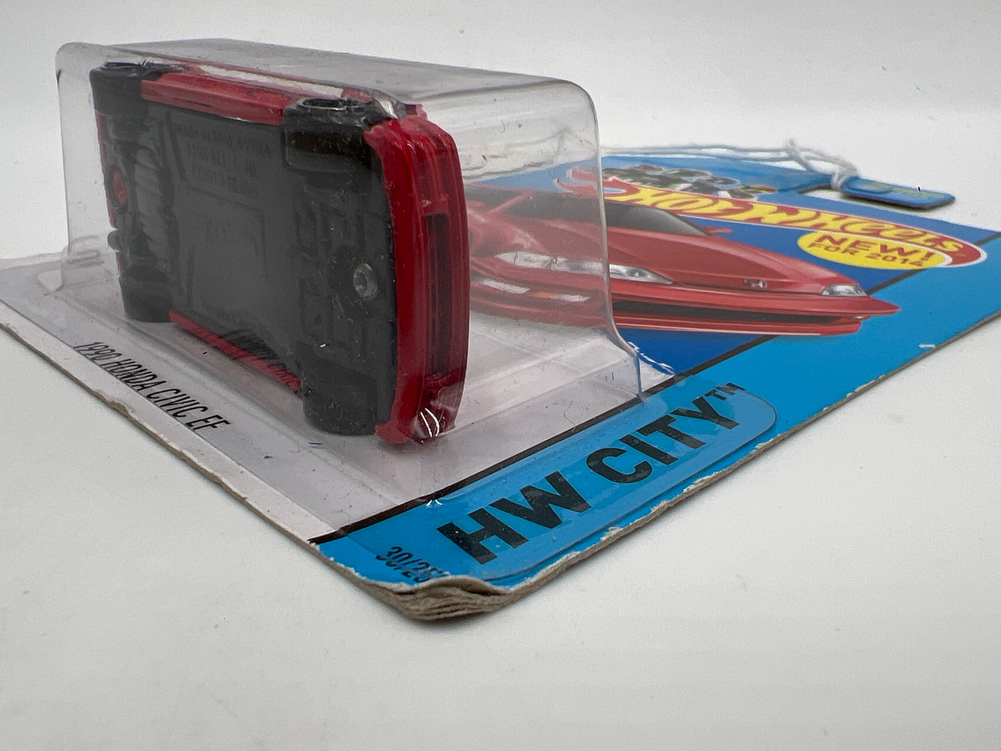 2014 Hot Wheels City #30 1990 Honda Civic EF Red