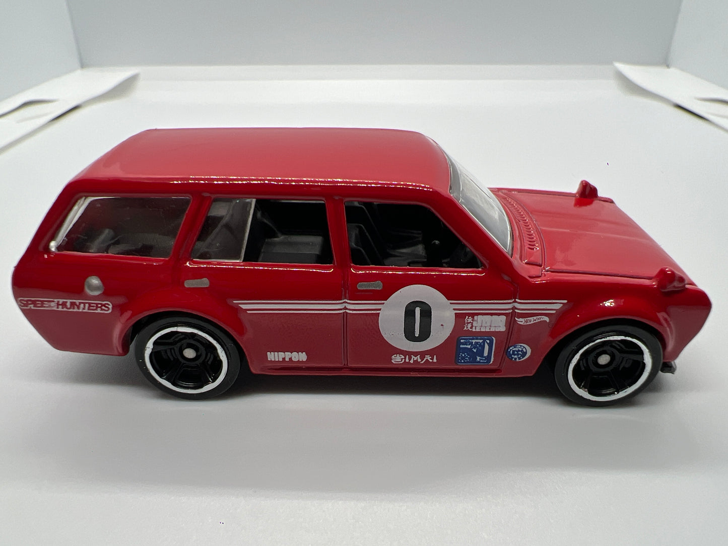Hot Wheels 1/64 Mainline 71 Datsun 510 Wagon Red Loose
