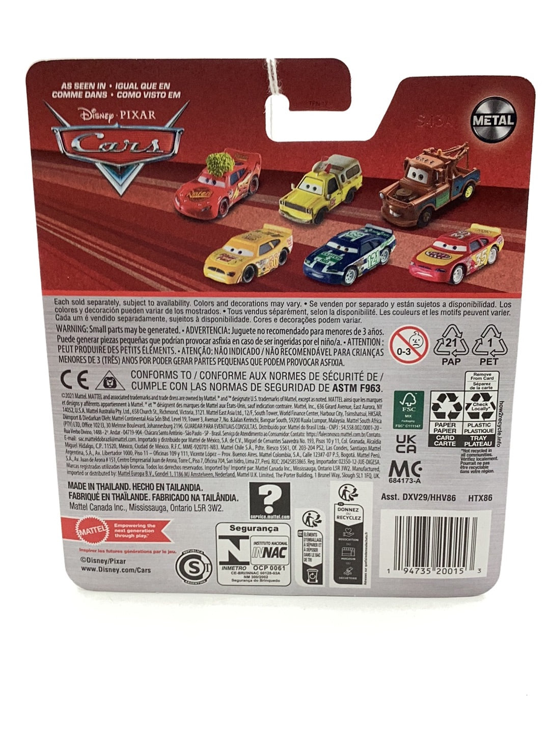 2021 Disney Pixar Cars Mater with Sign 140F