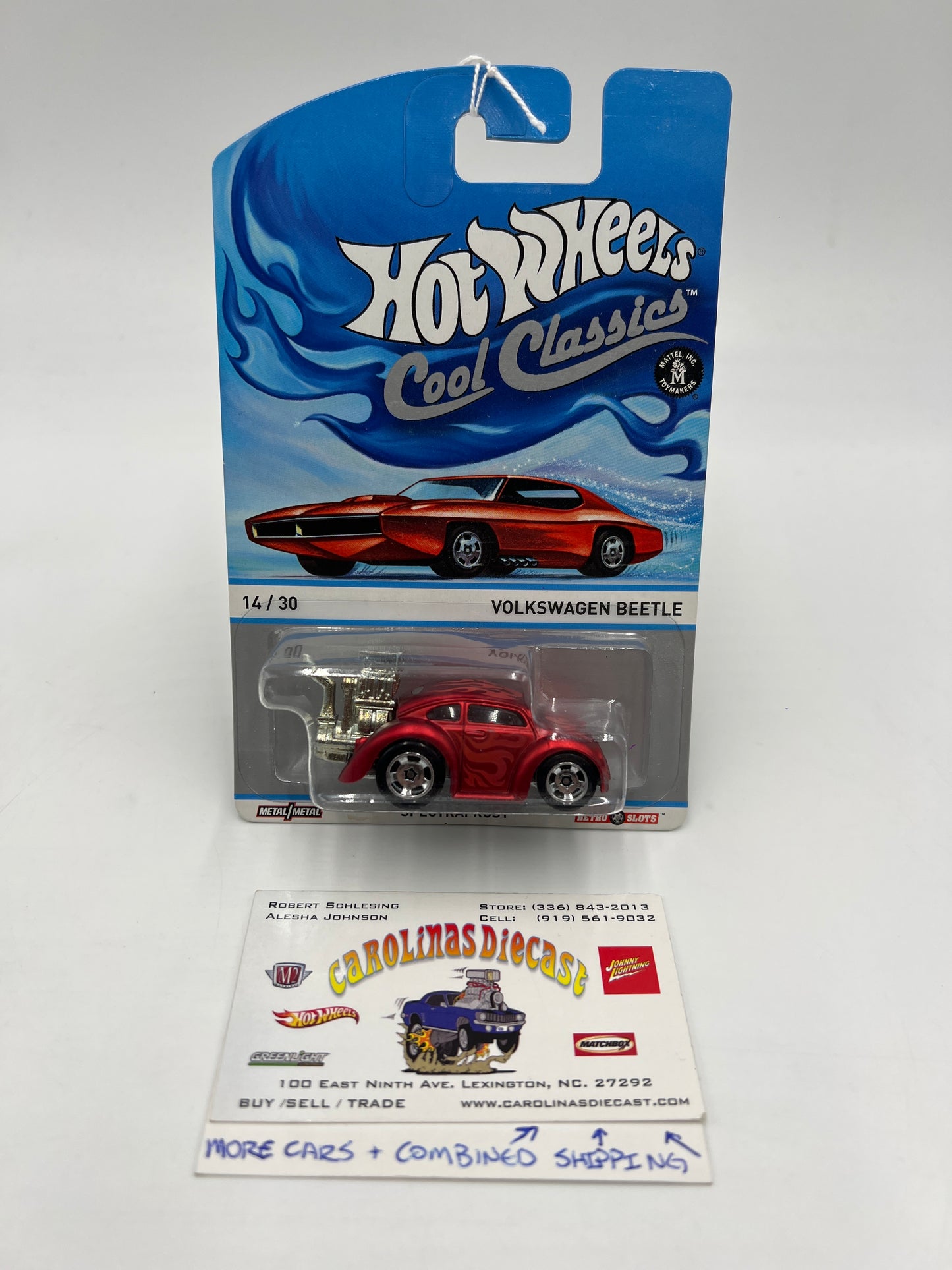Hot Wheels Cool Classics #14 Volkswagen Beetle Spectrafrost Red SR