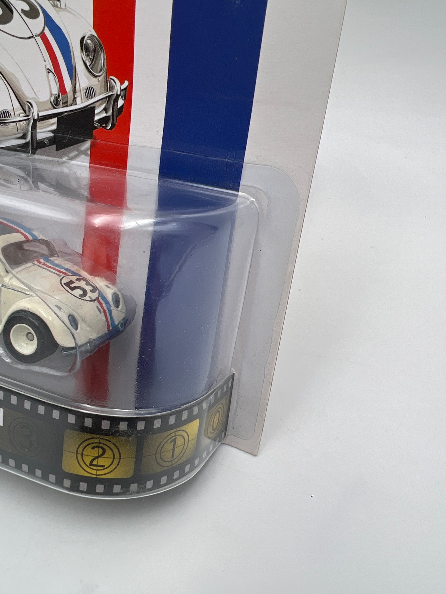 Hot Wheels Retro Entertainment The Love Bug Volkswagen Beetle Herbie W/Protector