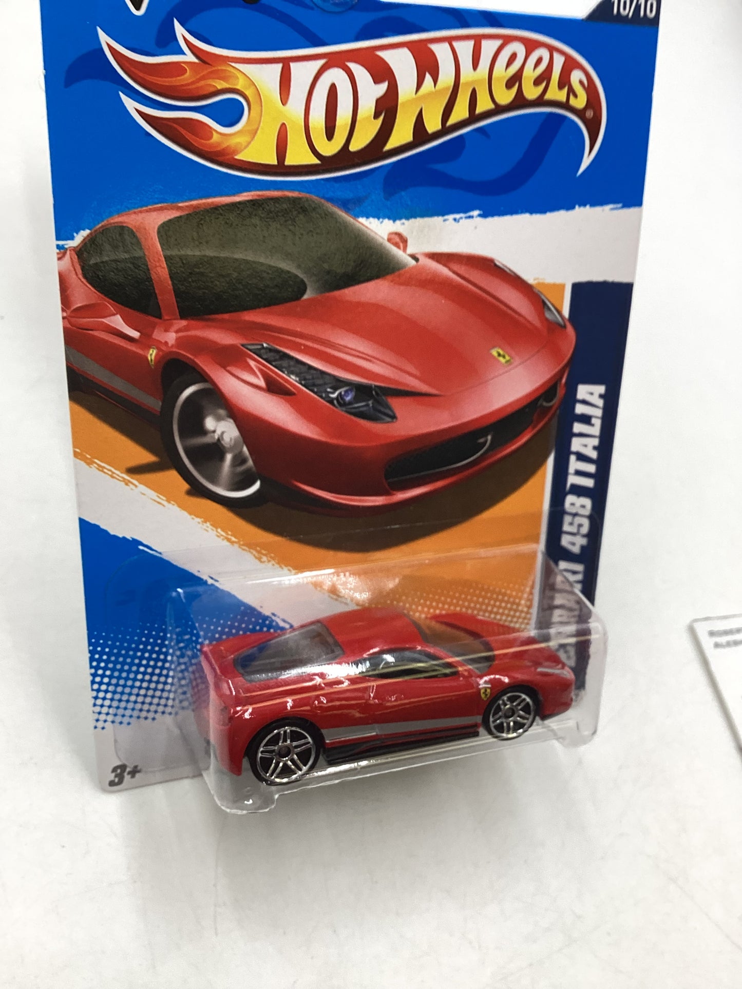 2012 Hot wheels #130 Ferrari 458 Italia Red