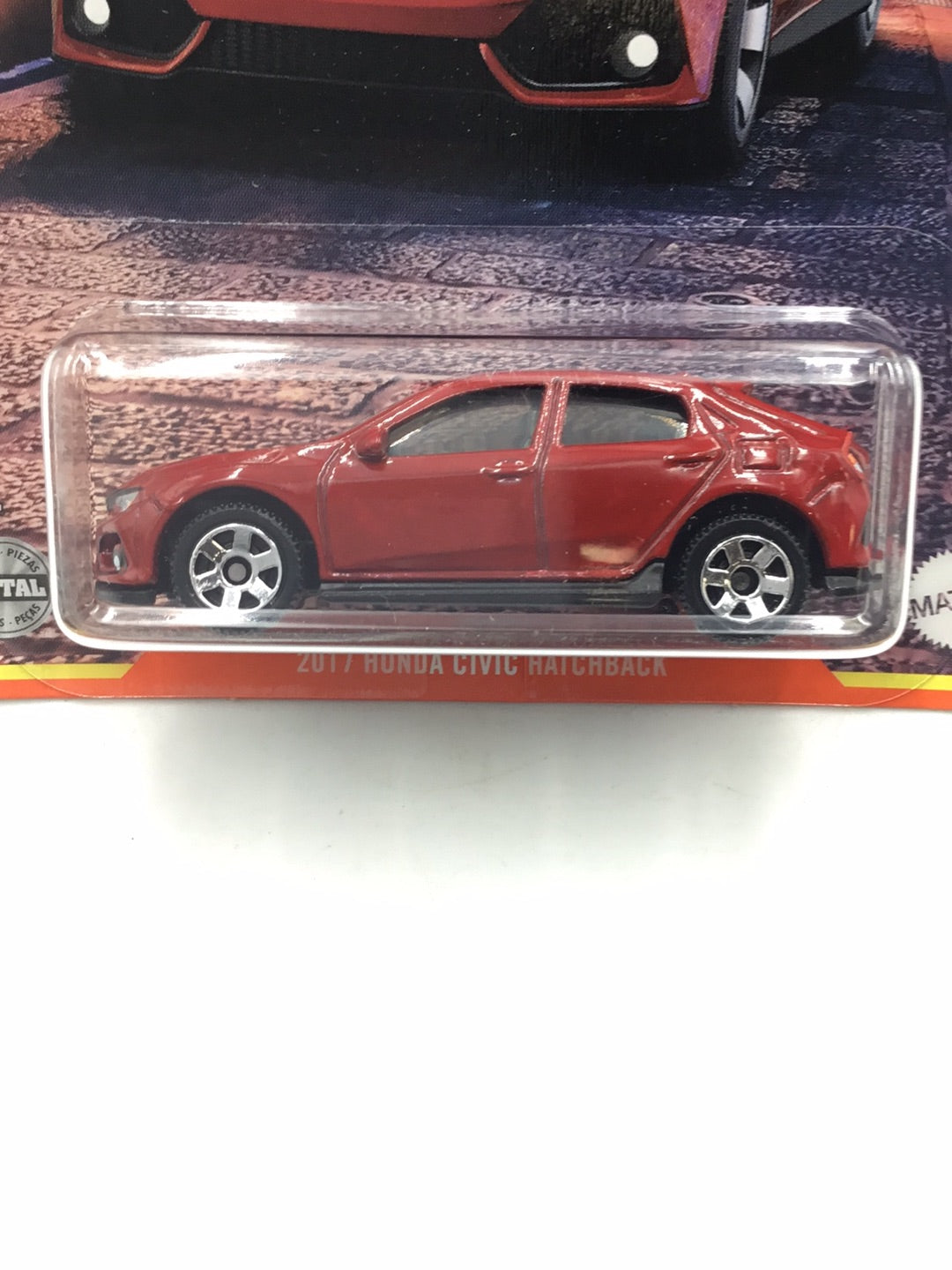 2021 Matchbox Japan Origins #7 2017 Honda Civic Hatchback HH8